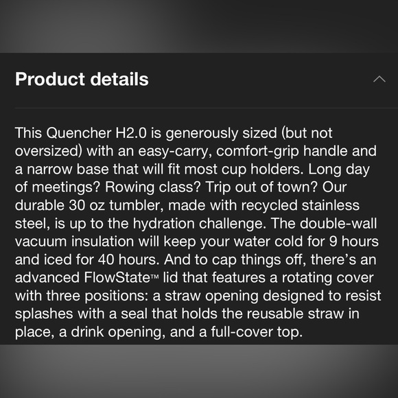 NWT Stanley 30oz Sexy & Sleek Black Chroma Color, Flowstate Quencher Tumbler - Picture 6 of 9